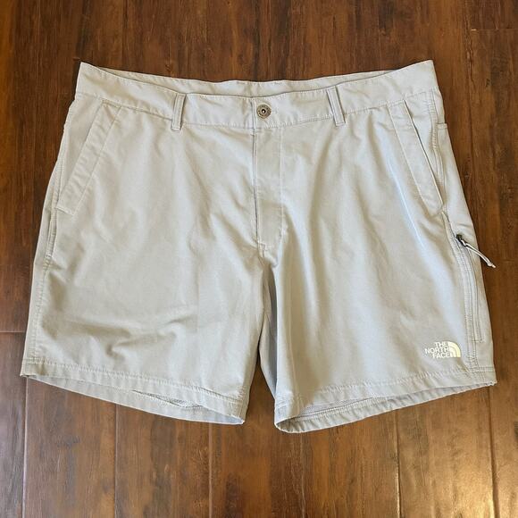 THE NORTH FACE Rolling Sun Shorts Gray Stretch Performance Hiking - Picture 3 of 13
